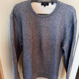 Vince Men's Gray Sweater - 100% Cotton